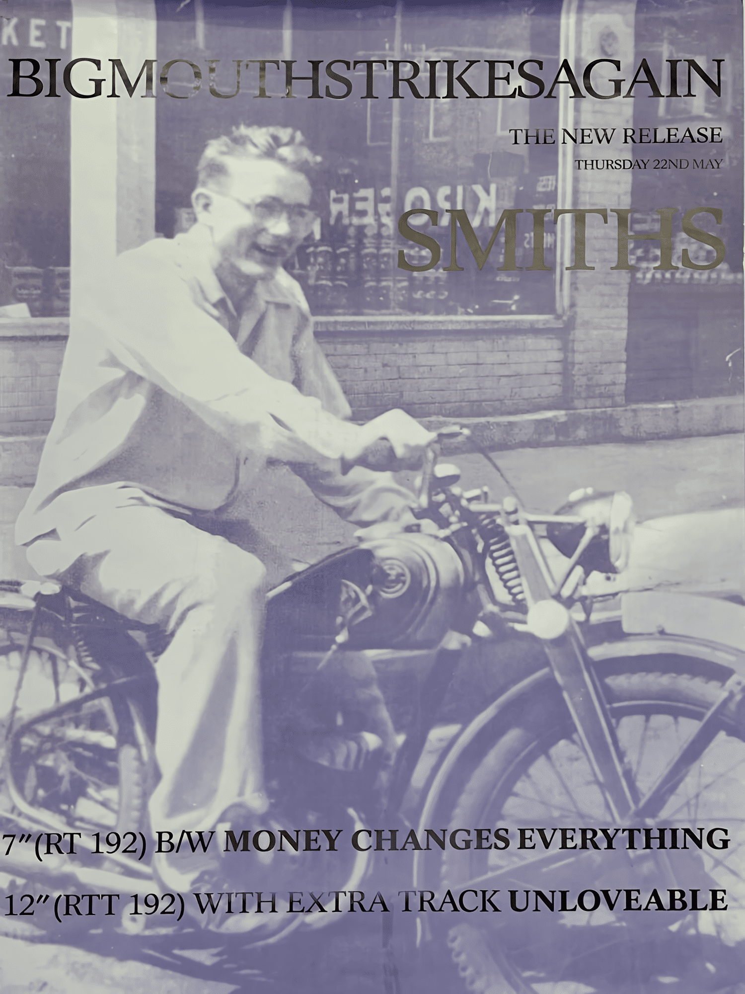 Bigmouth Strikes Again Promo Advert