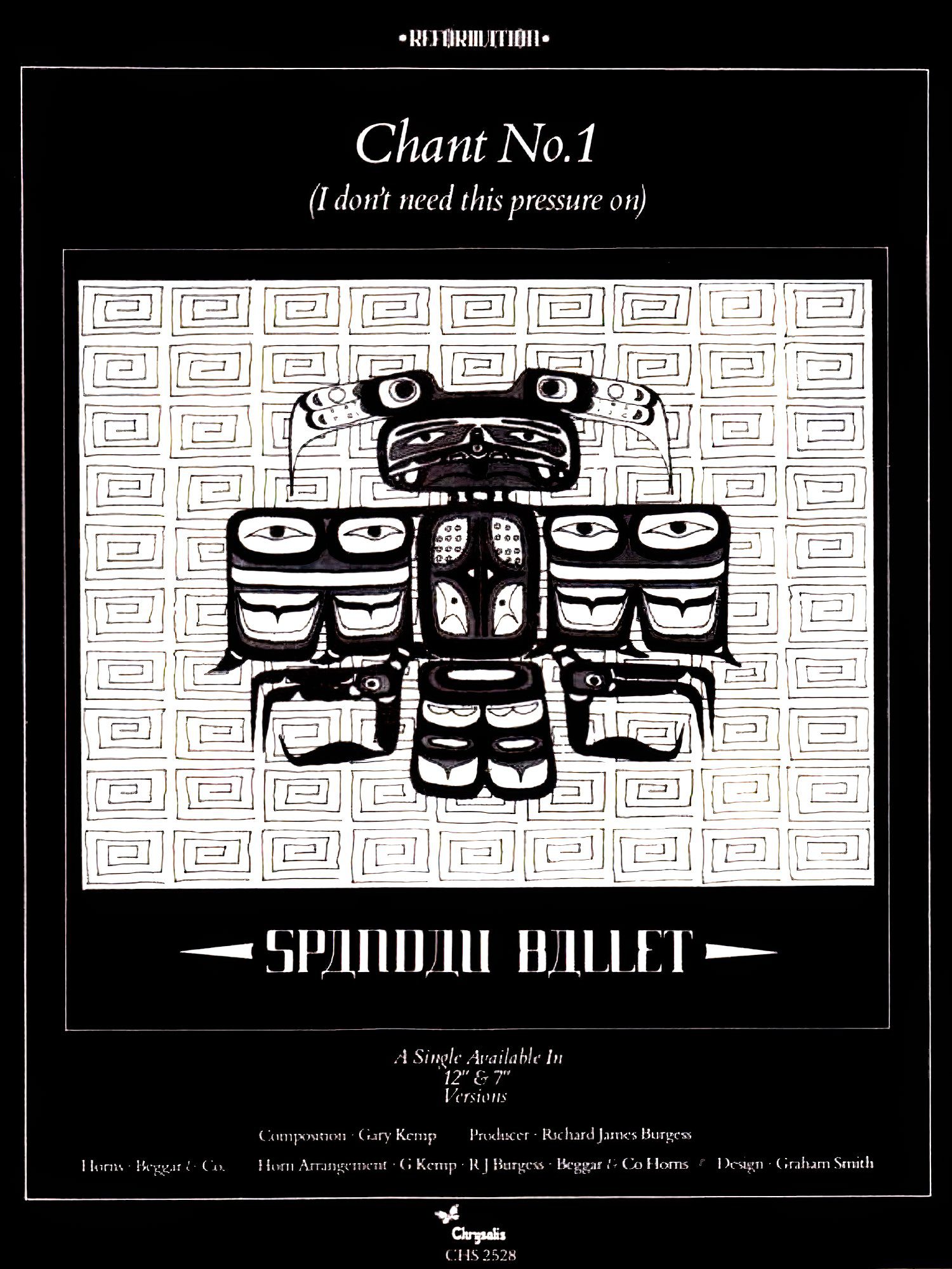 Chant No. 1 (I Don't Need This Pressure On) Promo Advert