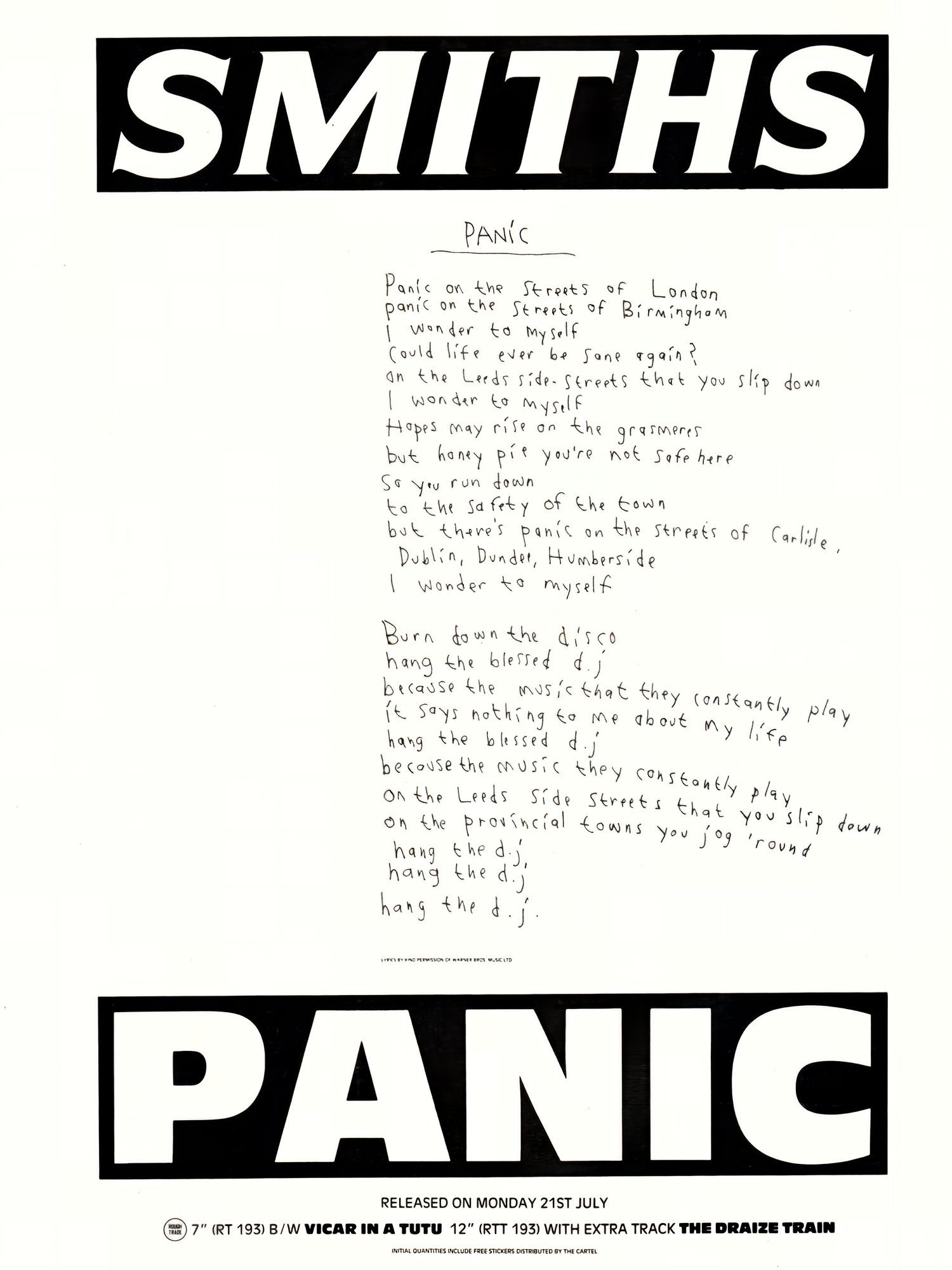 Panic Promo Advert