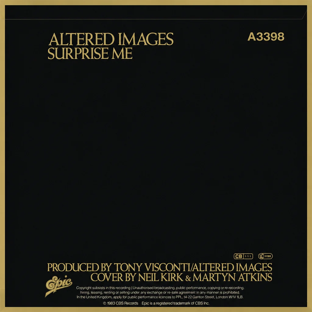 Altered Images - Bring Me Closer - UK 7'' Cover - Back
