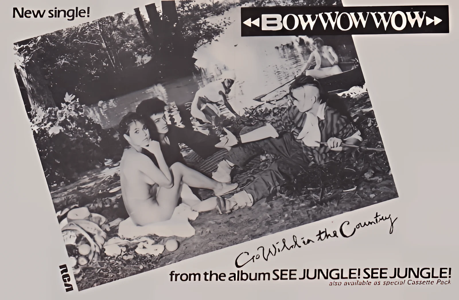 Bow Wow Wow - Go Wild In The Country - Promo Advert