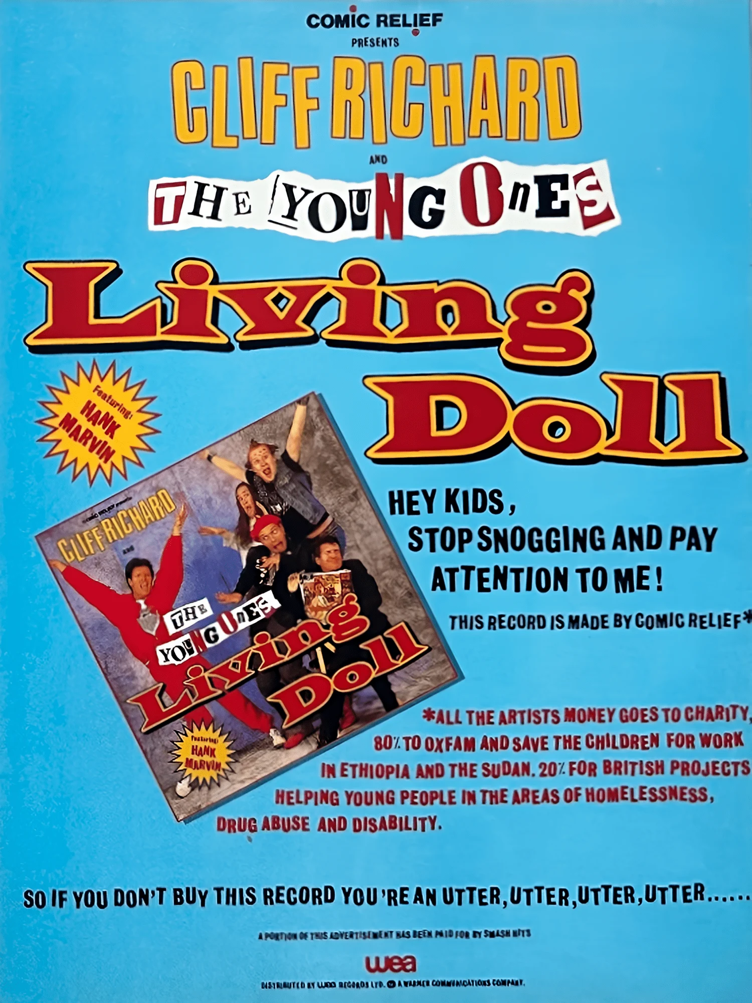 Cliff Richard & The Young Ones - Living Doll - Promo Advert