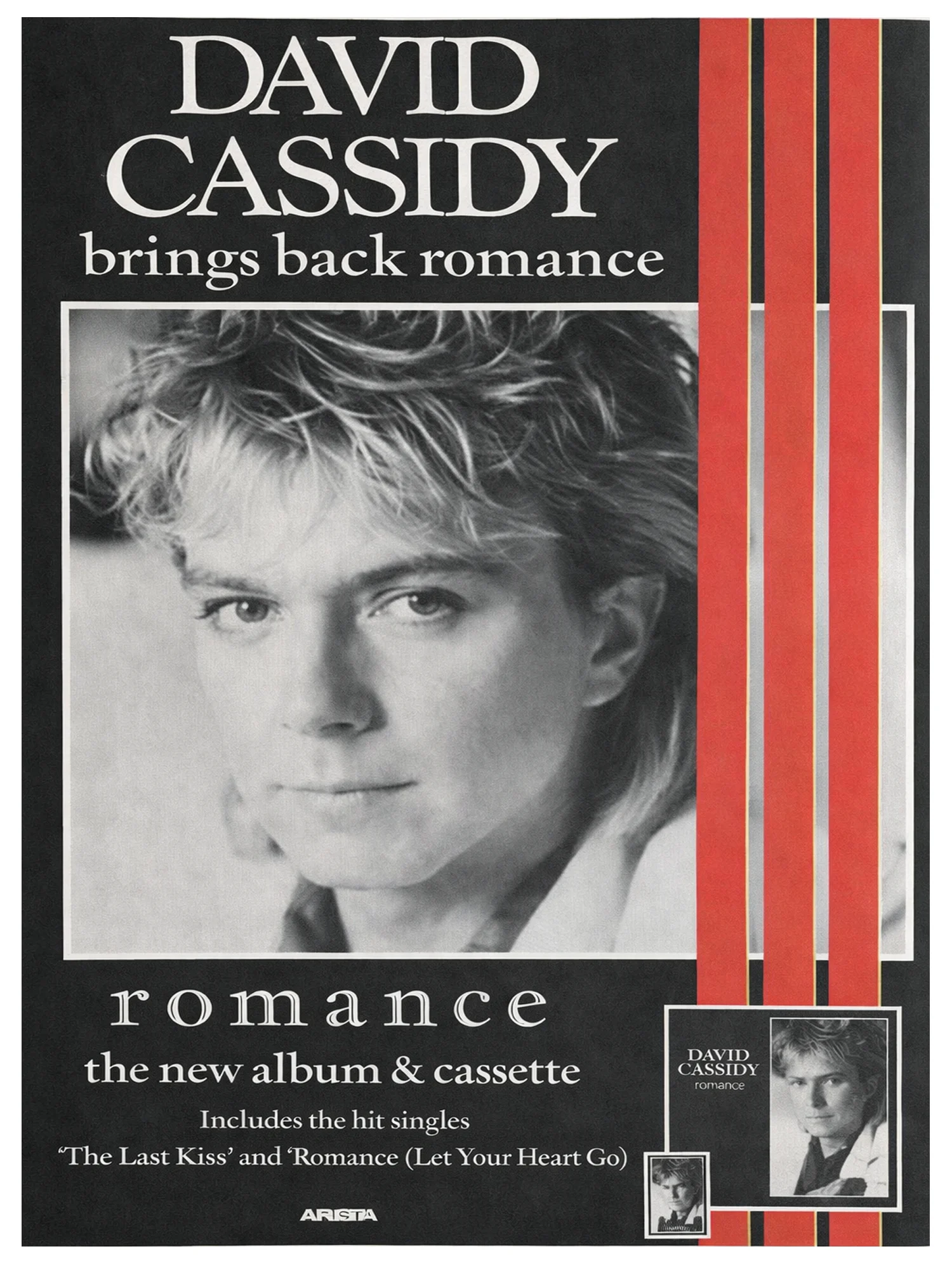 David Cassidy - Romance - Promo Advert