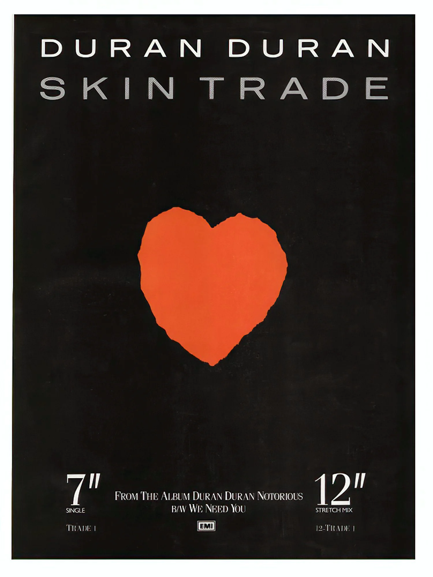 Duran Duran - Skin Trade - Promo Advert