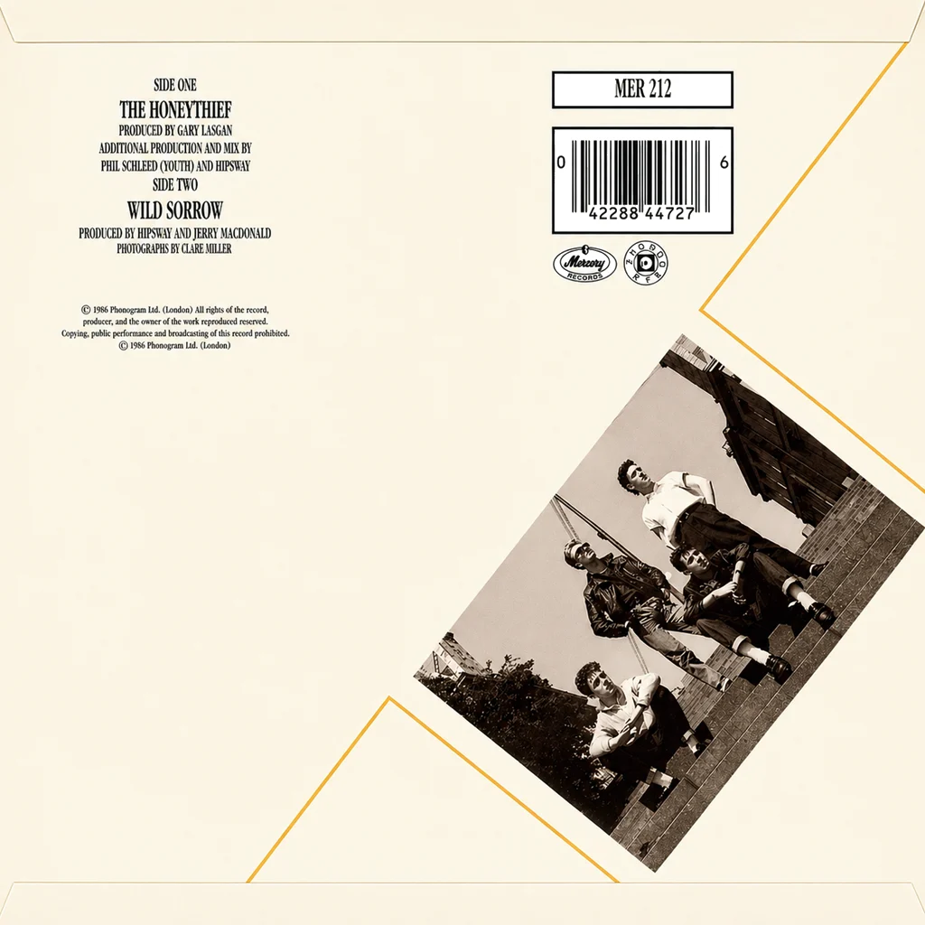 Hipsway - The Honeythief - UK 7'' Cover - Back