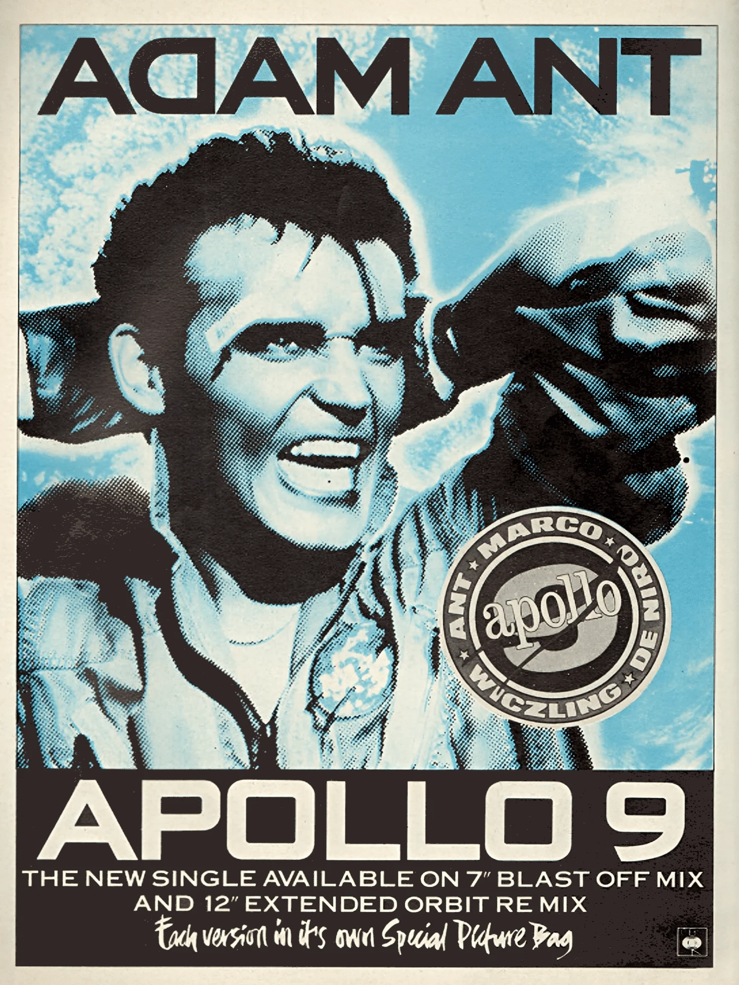 Adam Ant - Apollo 9 - Promo Advert