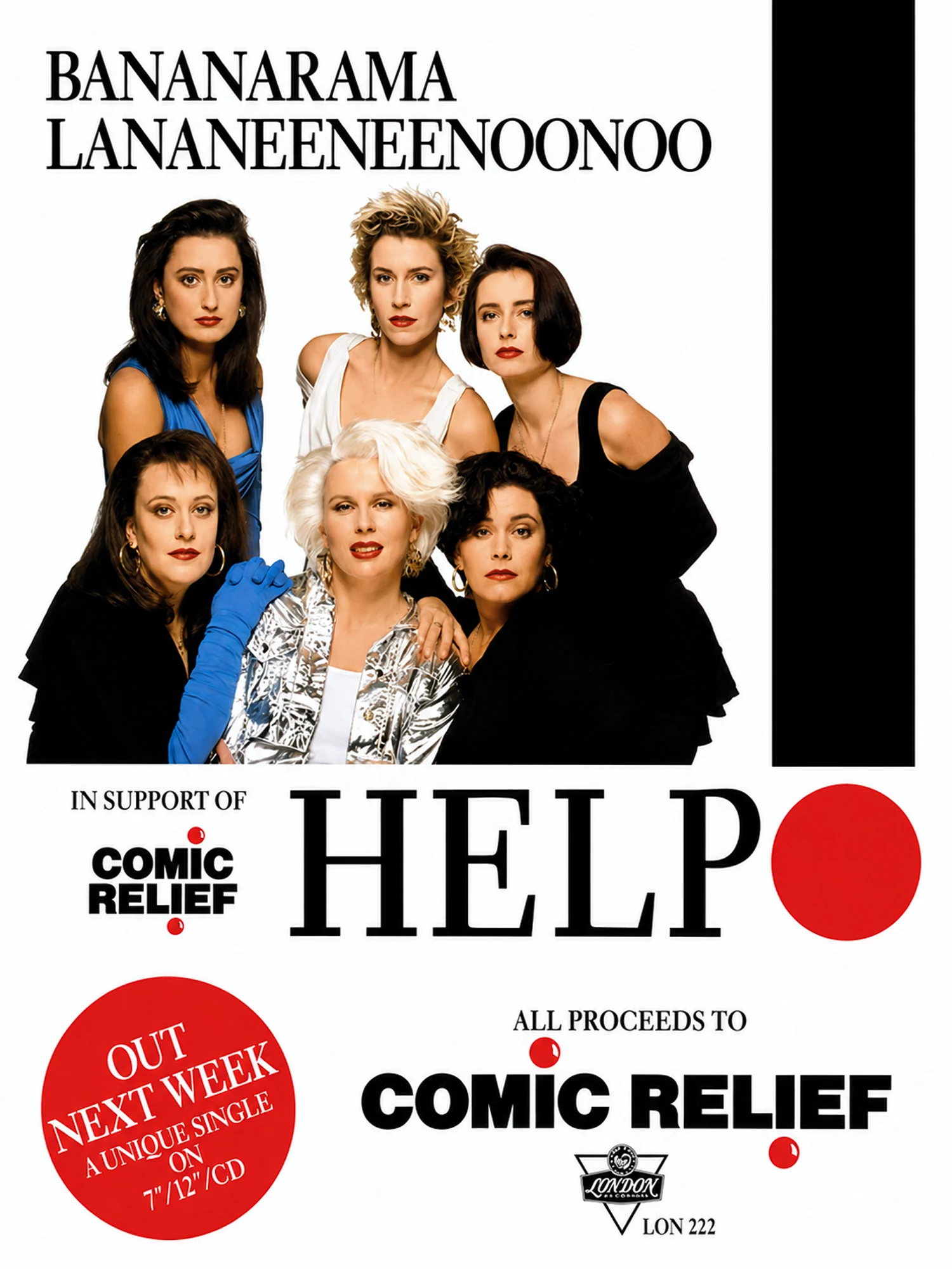 Bananarama & Lalaneeneenoonoo - Help - Advert