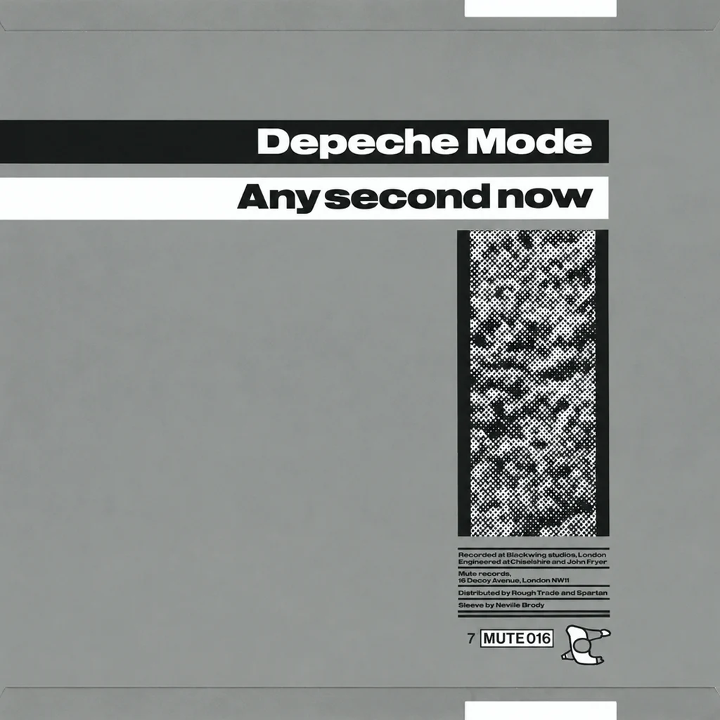 Depeche Mode - Just Can't Get Enough - UK 7'' Cover - Back