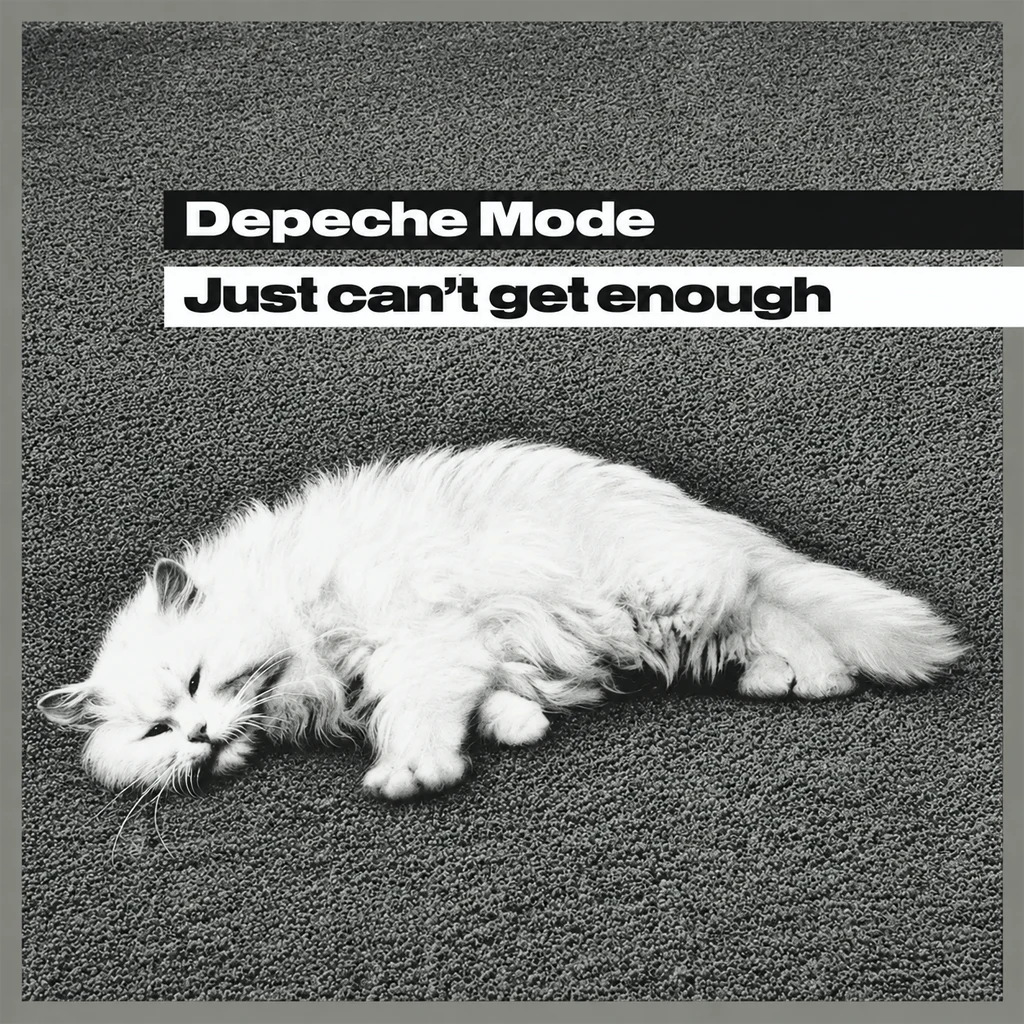 Depeche Mode - Just Can't Get Enough - UK 7'' Cover - Front