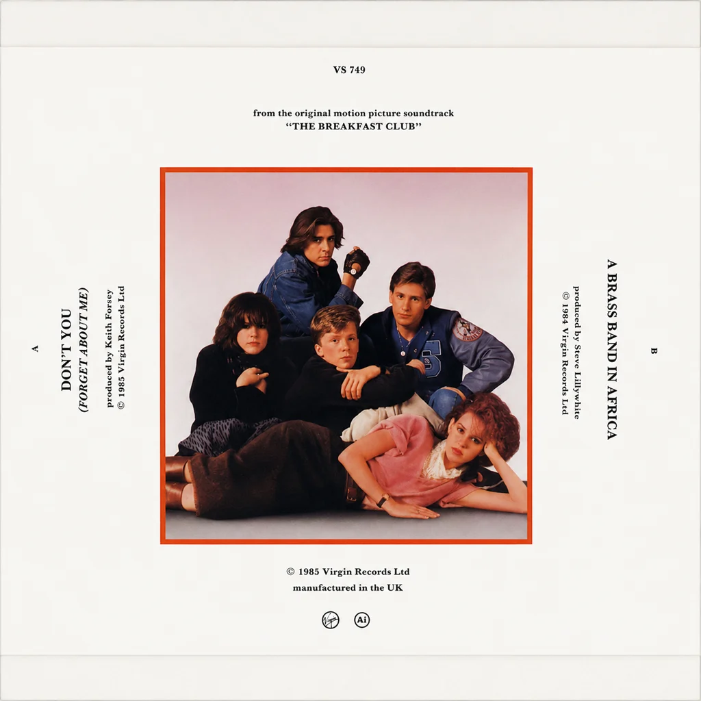 Simple Minds - Don't You (Forget About Me) - UK 7'' Cover - Back