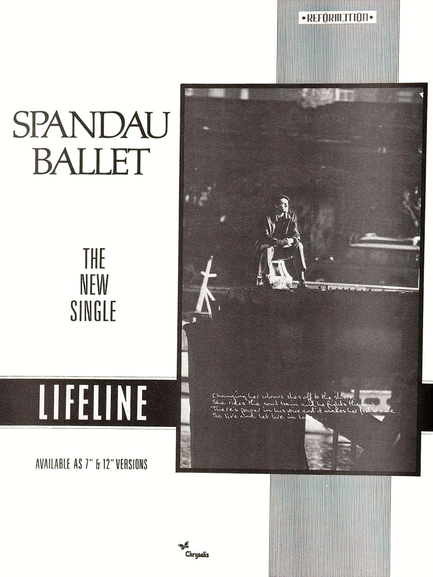 Spandau Ballet - Lifeline - Promo Advert