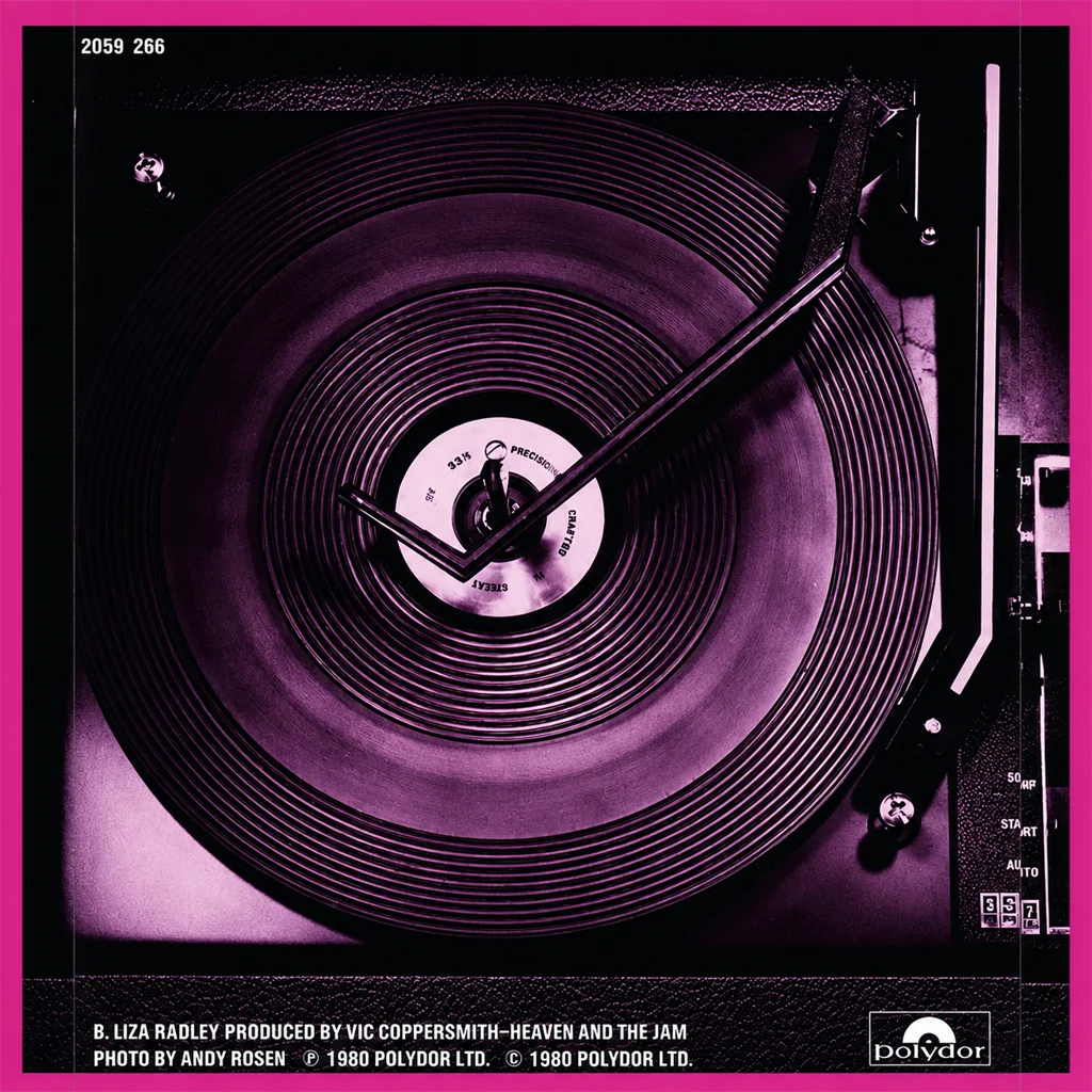 The Jam - Start! - UK 7'' Cover - Back