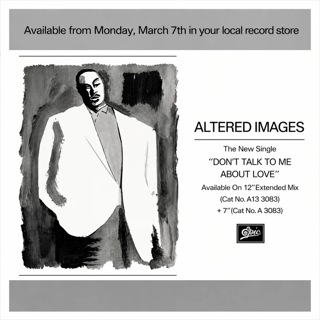 Altered Images - Don't Talk To Me About Love - Promo Advert