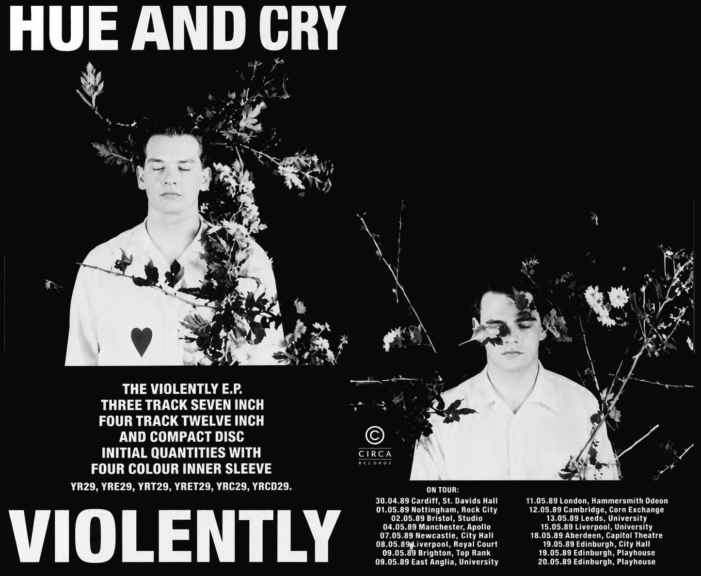 Hue And Cry - Violently - Promo Advert