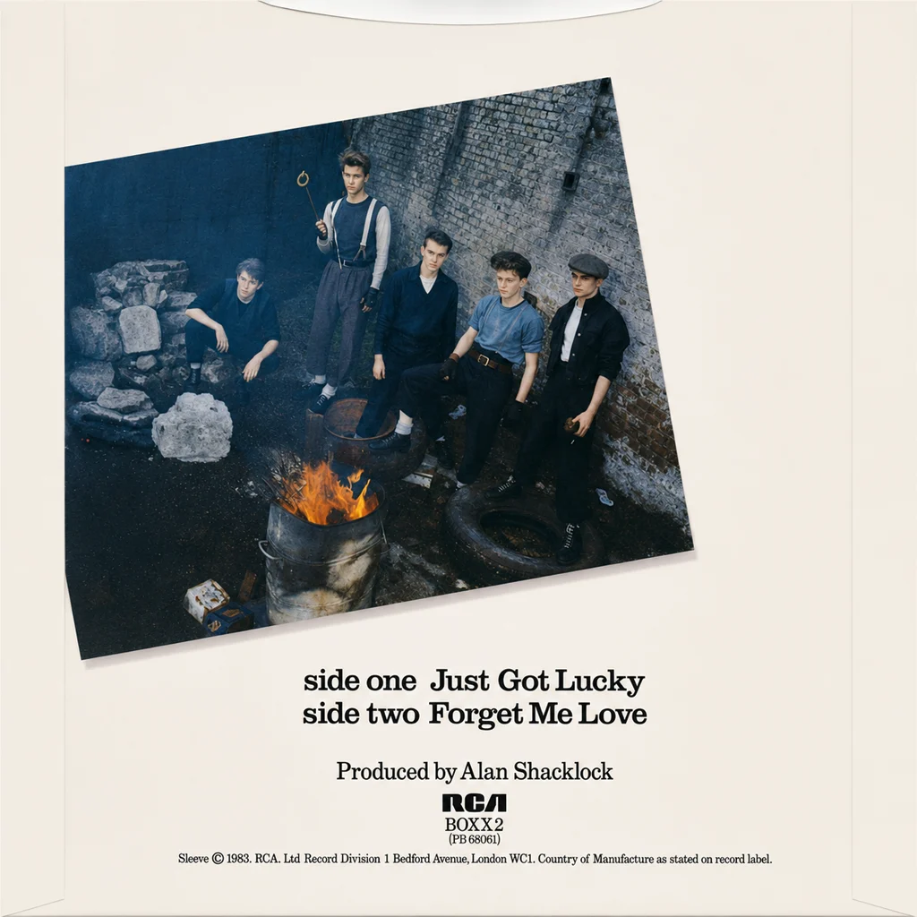 JoBoxers - Just Got Lucky - UK 7'' Cover - Back