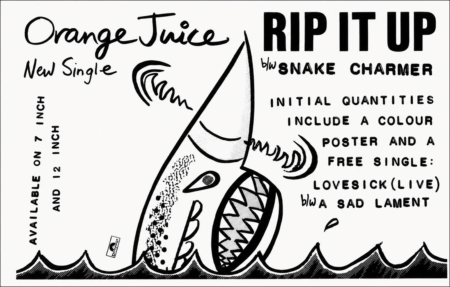 Orange Juice - Rip It Up - Promo Advert