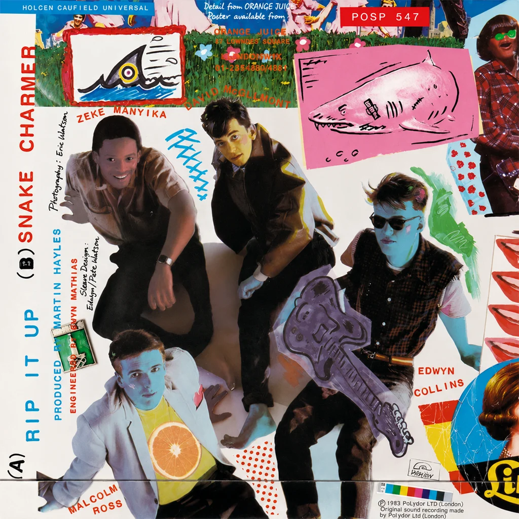 Orange Juice - Rip It Up - UK 7'' Cover - Back