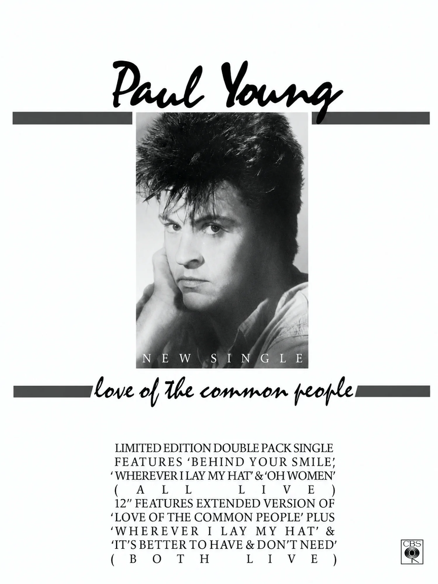 Paul Young - Love Of The Common People - Promo Advert