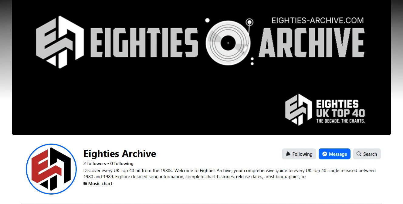 Eighties Archive Facebook Page