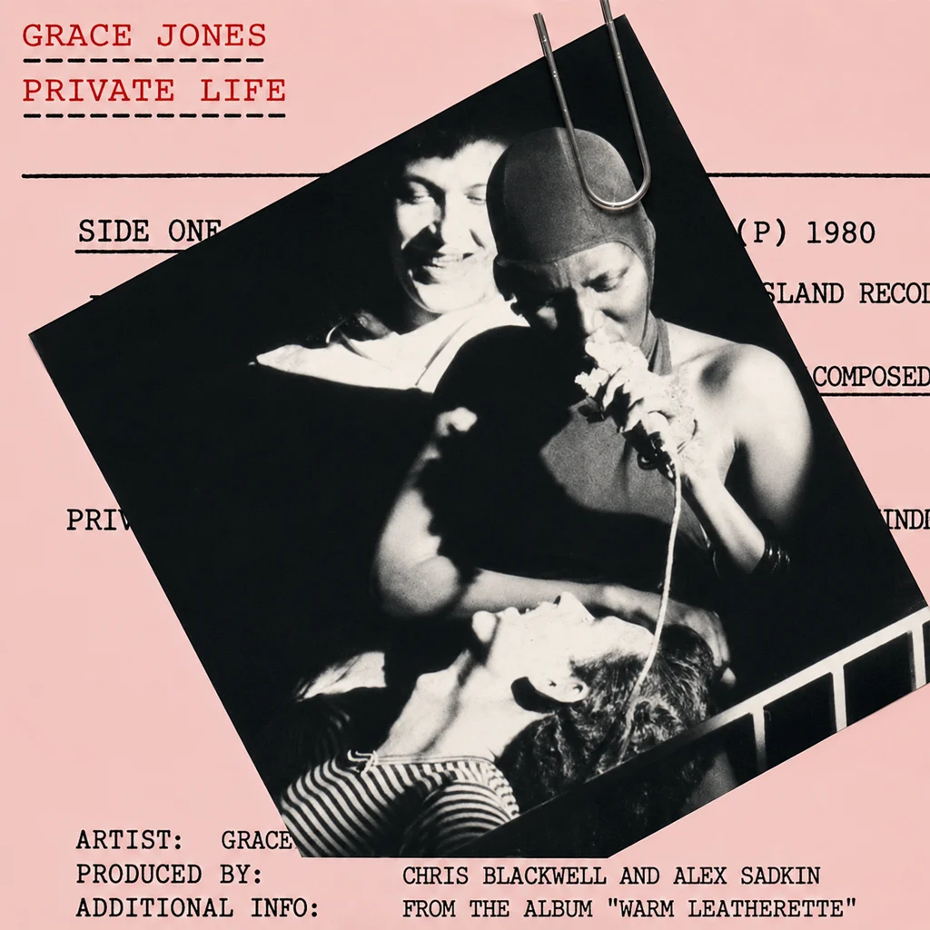 Grace Jones - Private Life - UK 7'' Cover - Front