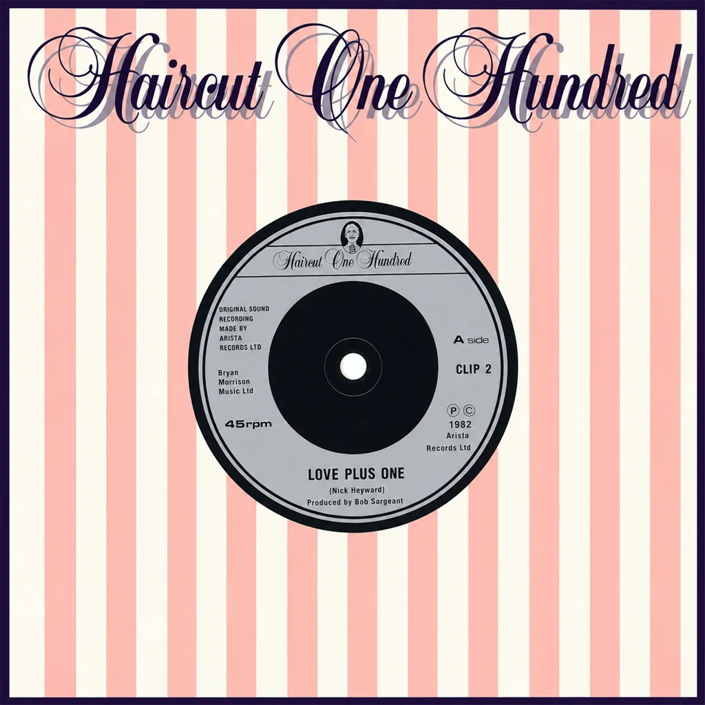 Haircut One Hundred - Love Plus One - UK 7'' Cover - Front