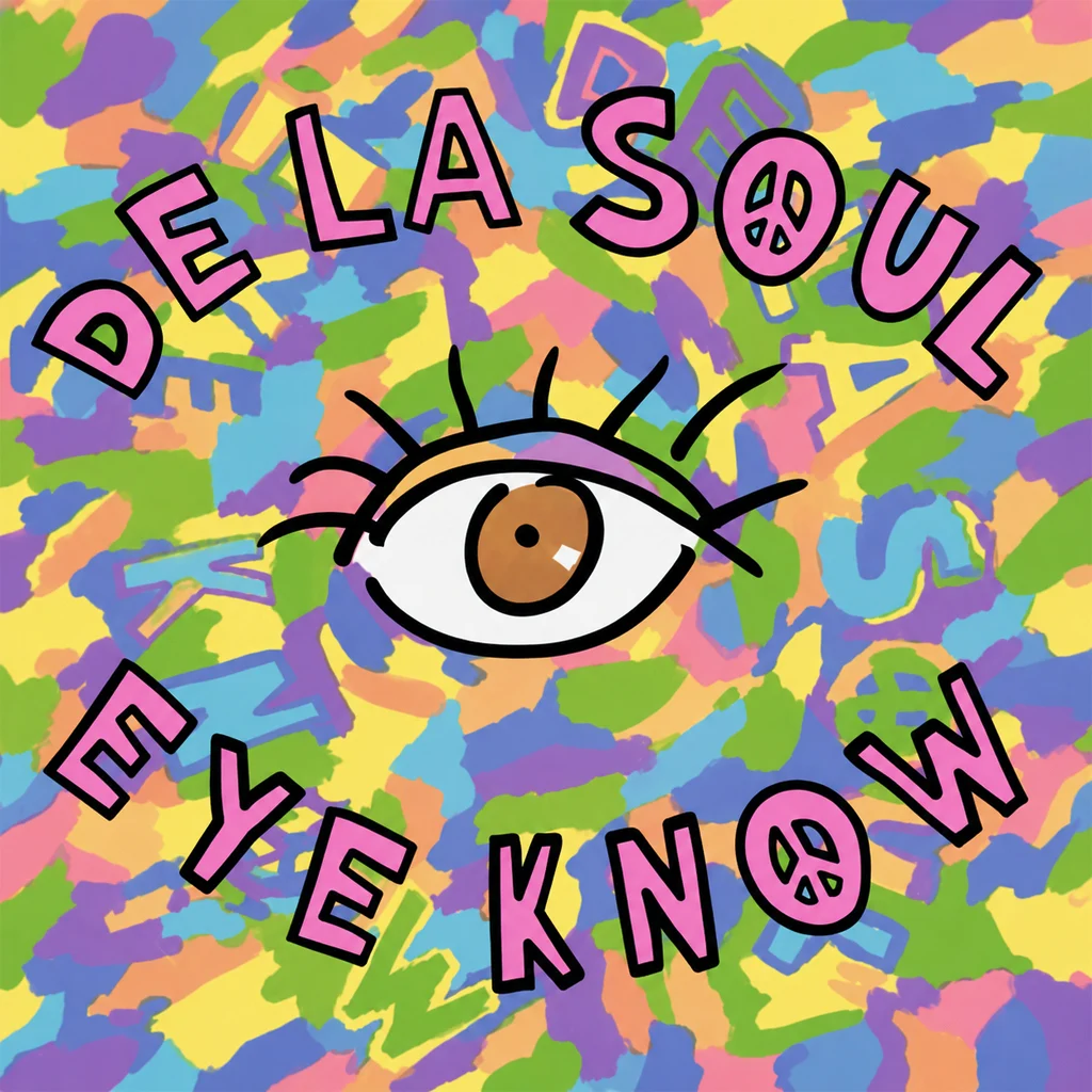 De La Soul – Eye Know De La Soul - Eye Know - UK 7'' Cover - Front