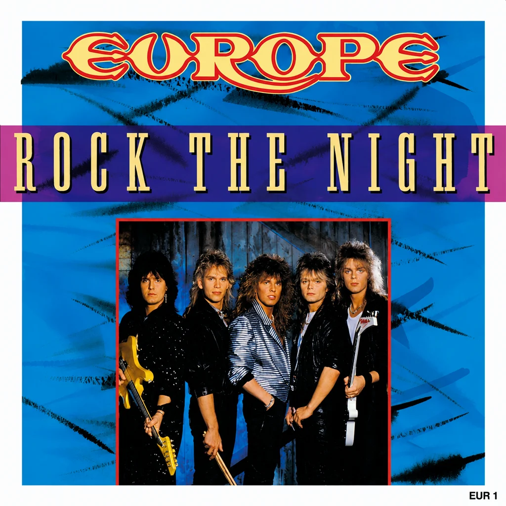 Europe – Rock The Night Europe - Rock The Night - UK 7'' Cover - Front