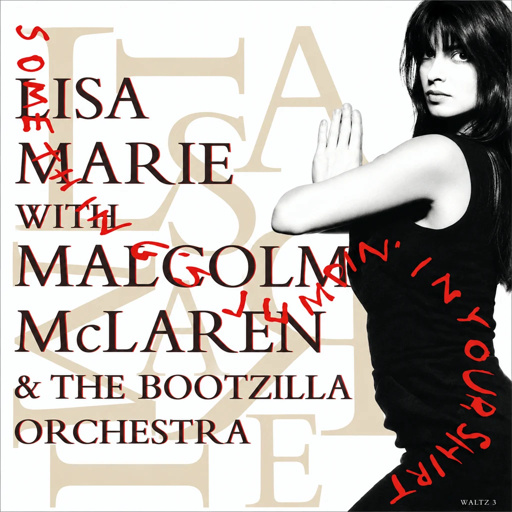 Lisa Marie, Malcolm McLaren & The Bootzilla Orchestra - There's Something Jumpin' In Your Shirt - UK 7'' Cover - Front