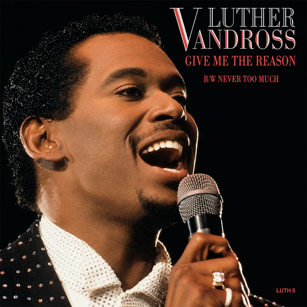 Luther Vandross - Give Me The Reason - UK 7'' Cover - Front