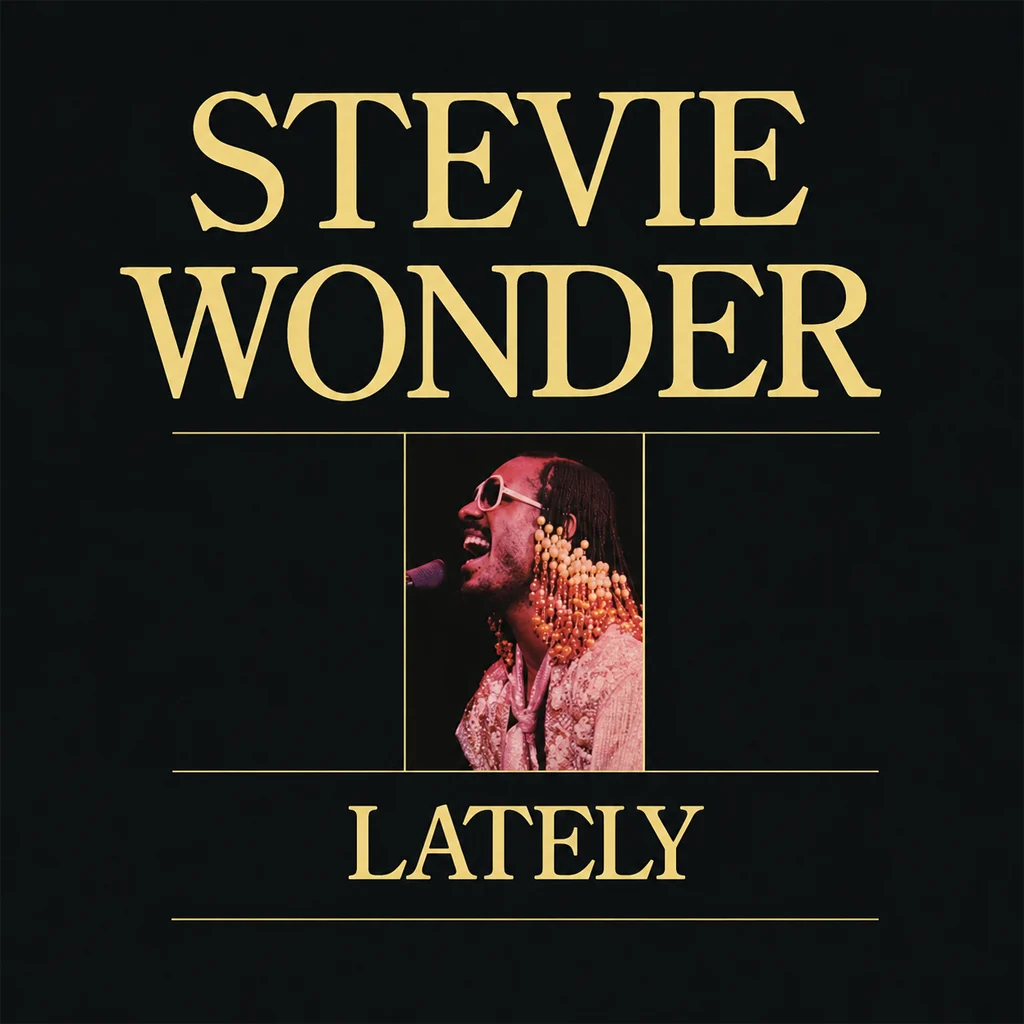 Stevie Wonder - Lately - UK Cover - Front