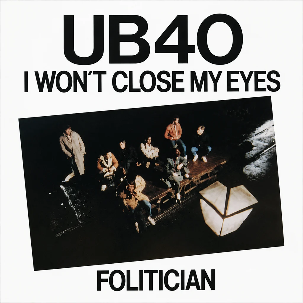 UB40 - I Won't Close My Eyes - Dutch Cover - Front