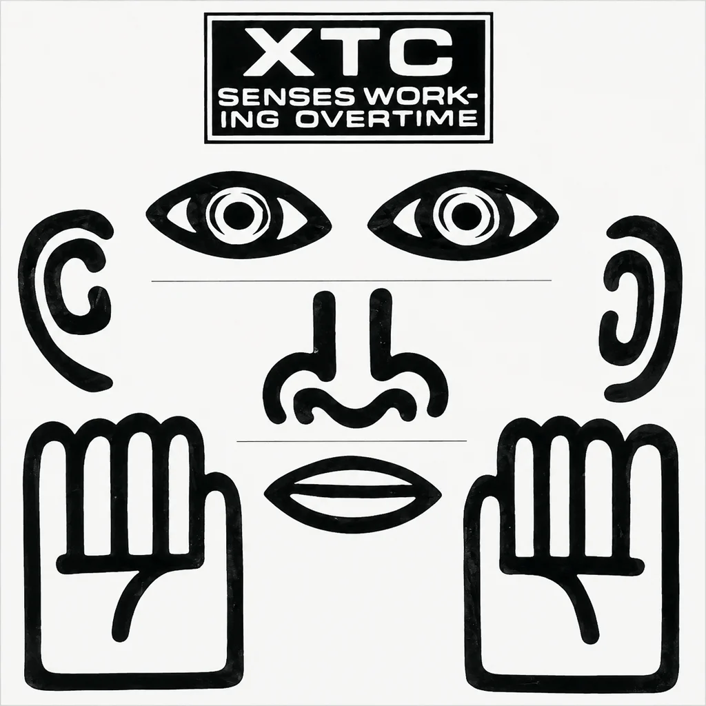 XTC – Senses Working Overtime XTC - Senses Working Overtime - UK 7'' Cover - Front