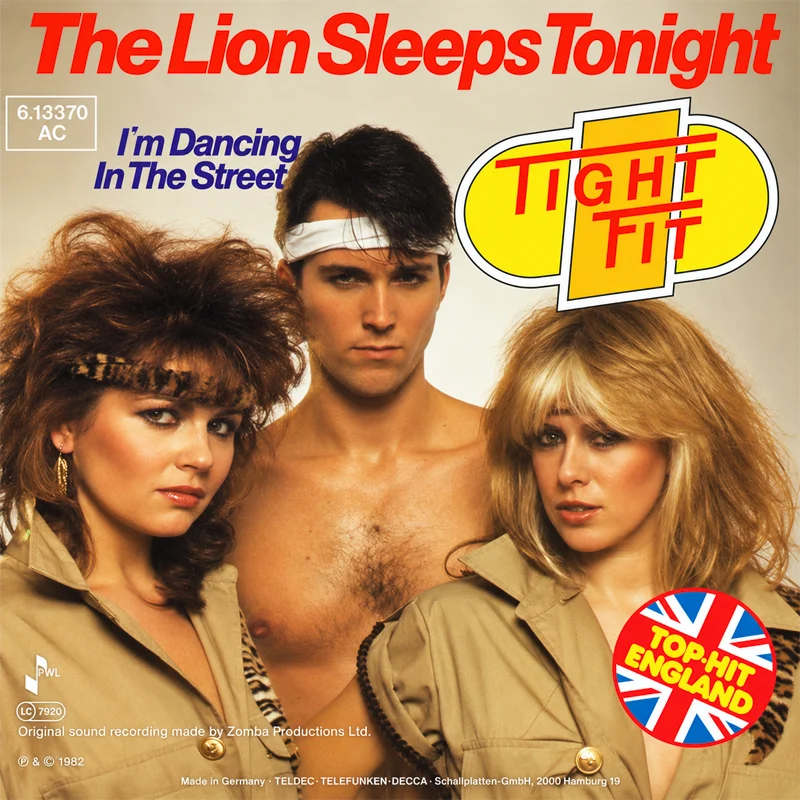 Tight Fit - The Lion Sleeps Tonight - German Cover - Front