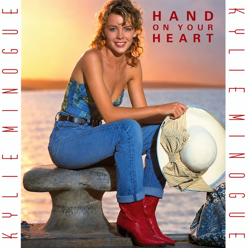 Kylie Minogue - Hand On Your Heart - UK 7'' Cover - Front